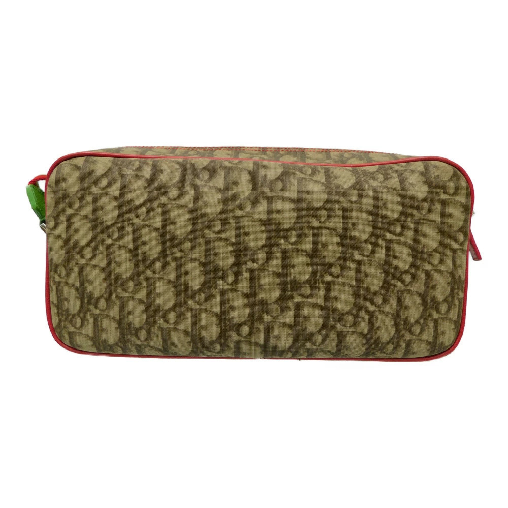 Dior Trotter  Green Christian Red Colors Brown Yellow Rasta Shoulder Beige Bag